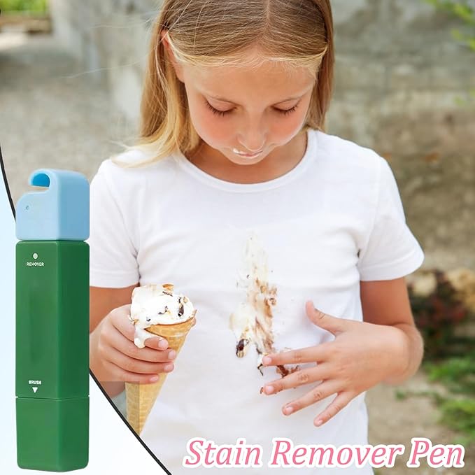 bleech Pen – Fast Action Stain Stick, Clothing Spot Cleaner | Fabric Safe DualHead Pen Removing Blood Traces, Ink Splatters, Sweat Shadows Without Full Washing on Trips or Emergencies