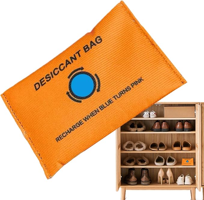 Car Dehumidifier, Silicone Beads Leak-Proof Moisture Absorbers, Reusable Fast Reactivated Desiccant Packets for Windscreens Interior Closet Basement Garage Household, Car Moisture Control, H