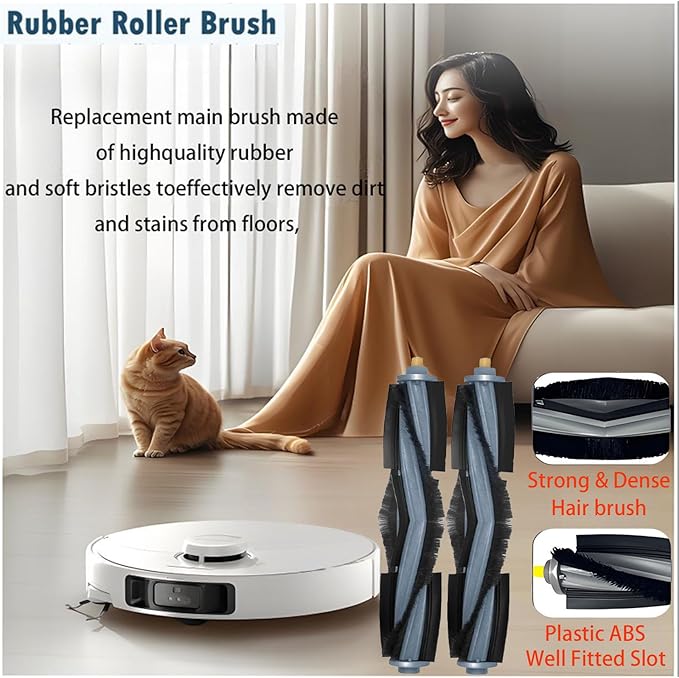 Accessories for ECOVACS Deebot X1 Omni : Replacement Parts Compatible with ECOVACS DEEBOT X1 Omni X1 TURBO X1 Plus Main Brush Filter Mop Pad Dust Bags Side Brush Attachments