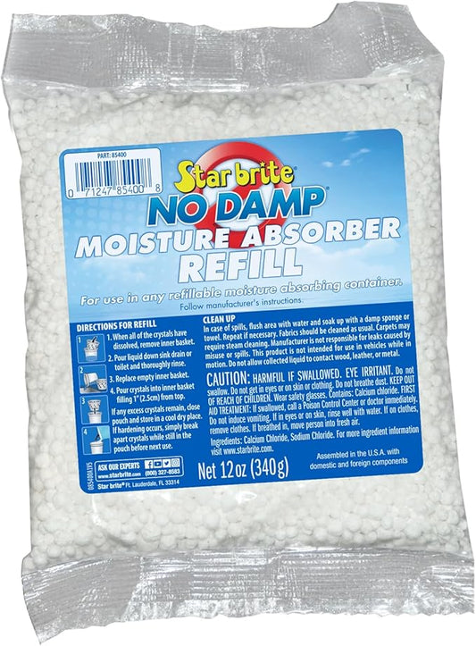 STAR BRITE No Damp Moisture Absorber & Dehumidifier - Simple, Portable, Humidity Control for Boats, RVs, Seasonal Homes & More - Prevent Musty Odor & Moisture Damage