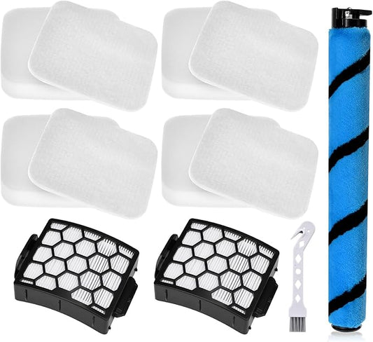LA502 LA500 LA455 Brush Roller Filter Replacement for Shark Lift-Away ADV DuoClean PowerFins LA502 LA502NP LA500 LA500WM Upright Vacuum, Replaces Part XHF320 XFFK320 1483FC200