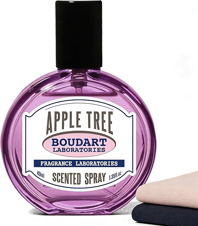 Fabric Refresher Spray & Odor Eliminator – Plant-Based Linen Mist for Clothes, Car, Gym Bag, Office Focus with Apple Aromatherapy, Quick-Dry, TSA Travel Size 1.35oz