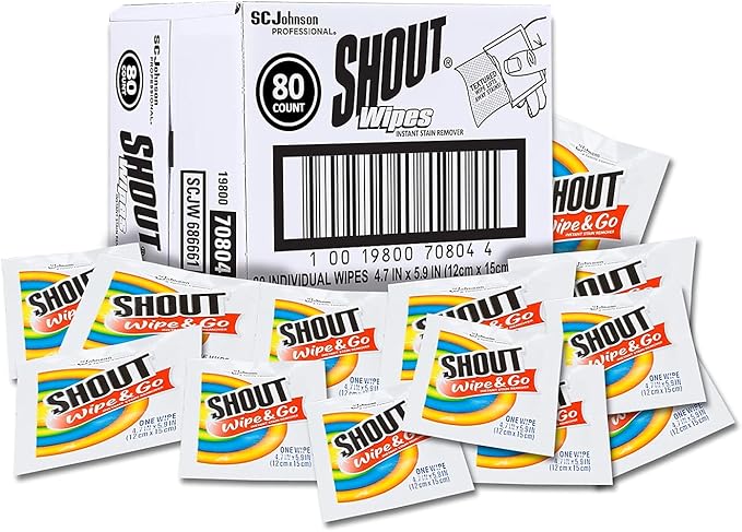 Shout Wipes (case of 80)