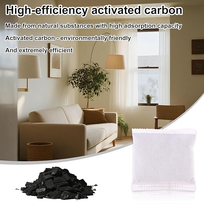 12pcs Carbon Filter Refills for Playtex, 9x7cm/3.54x2.76in Coconut Shell Activated Carbon Odor Absorbing Deodorizer for Diaper Pail Systems Trash Cans Closets & Shoe Cabinets (Gray)