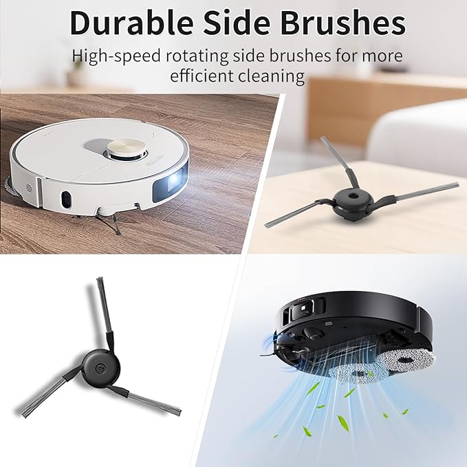 L40 Ultra Accessories Kit Compatible with Dreame X40 Ultra/X40 Master/MOVA P10/P50 Pro Ultra Robot Vacuum, 2 Main Brush, 4 Mop Cloth Pads, 6 Side Brushes, 4 HEPA Filters,6 Dust Bag, 1 Cleaning Tool