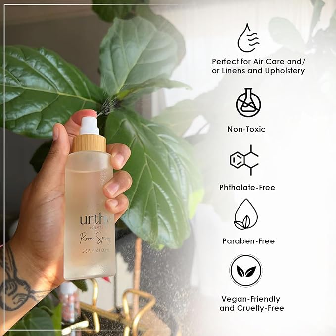 Room and Linen Sprays, Room Air Freshener Spray, Long Lasting Air Freshener Spray for Home and Bathroom, Refreshing Bed Linen Spray, Plant-Based Fabric Spray (Native Ink)