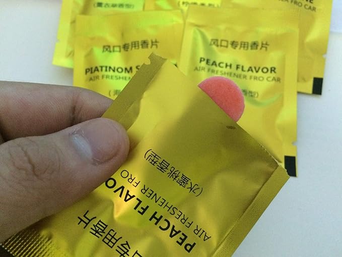 5 Packs Car Air Freshener Refills Car Air Vent Clip Replacement Pads Solid Fragrance Scent Air Freshener Refill Tablets