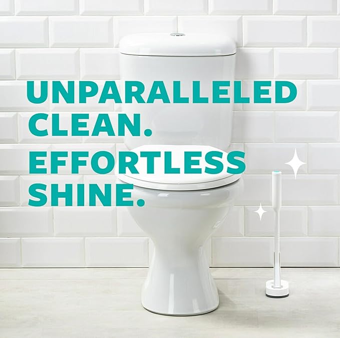 Scotch-Brite Power Scour Toilet Cleaning System, Toilet Bowl Cleaner with Disposable Scrub Pad Tablets, Includes 1 Wand, Stand and 5 Scrubbing Pad Refills