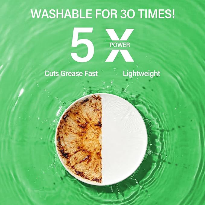Dishwasher Detergents Sheets-100% Natural Plant-Based Eco Dishwashing Soap Solid Enzymes Grease Removal & Shiny Finish Compatible with Large & Small Dishwashers Tablets Residue-Free (Orange)