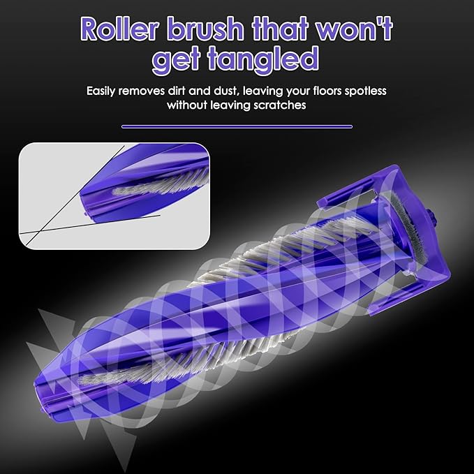 (2 Pieces) Replacement Brush Rollers Compatible for Narwal Freo X Ultra Robot Vacuum and Mop Combo, Replacement Parts Accessory Kit, 2 Brush Rollers