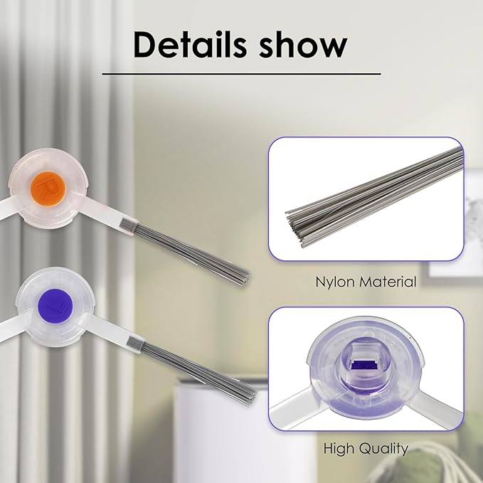 (10 Pieces) Replacement Side Brush Compatible with Narwal Freo/Freo X Ultra/Freo X Plus/Freo Z Ultra Robot Vacuum and Mop Combo, Robotic Vacuum Side Brushes