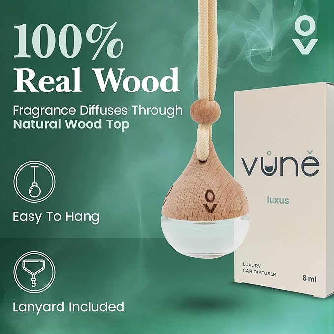 Car Air Freshener Diffuser + Vent Clip Lasting Scent, Hanging Air Freshener, Car Accessories for Men Women Auto Interior Aromatizante para Carro New Smell Automotive Accessory Gifts for Men Women