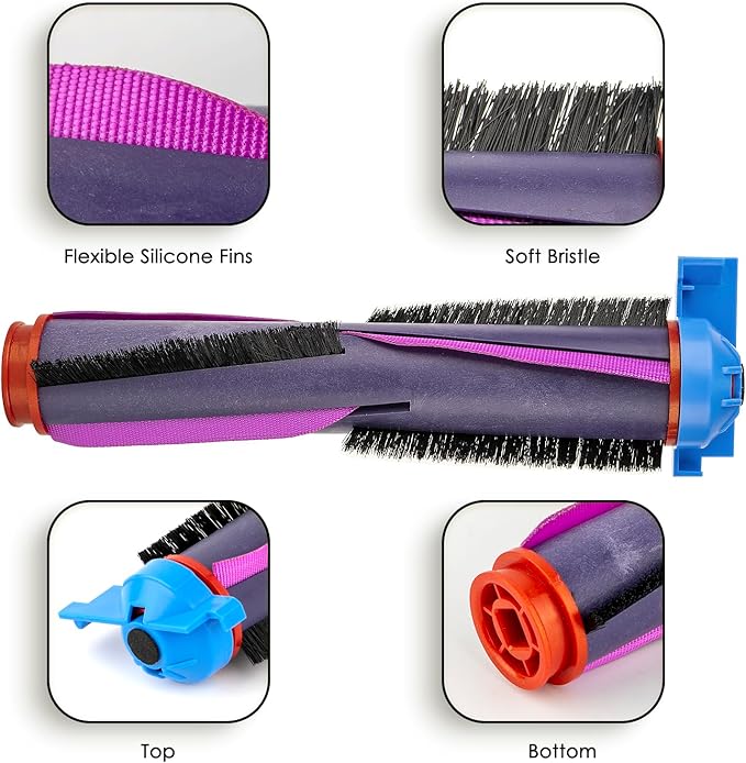 (2 Pack) UR2650WS AV2800ZE Replacement Roller Brushes for Shark UR2650WS, AV2800ZE, RV2820YE, RV2820ZE, AV2820S, AV2820AE, RV2800AE, RV2800S, RV2800YE, RV2800ZEUS, AV2810ZE, AV2810YS Brush Roller