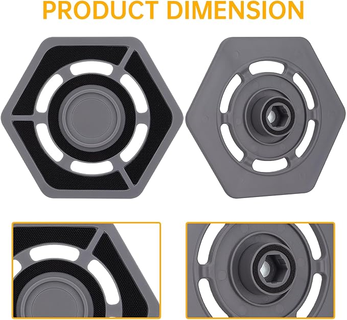 Mop Pad Plate Accessories for Ecovacs Yeedi Mop Station Vacuum Cleaner- Vacuum Pad Board Holder Replacement Mop Tray Part Attachment