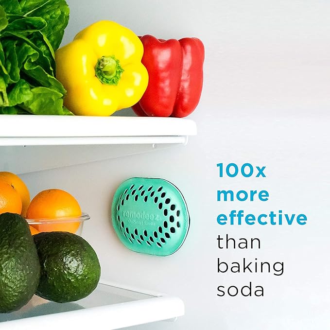 remodeez Refrigerator Deodorizer and Odor Eliminator, Activated Charcoal Bags, Charcoal Air Purifiers, Odor & Moisture Absorber