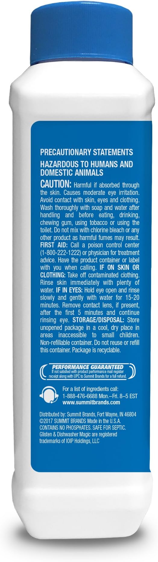 Glisten Dishwasher Magic Disinfectant & Cleaner Lemon 12 Oz (Pack of 2)