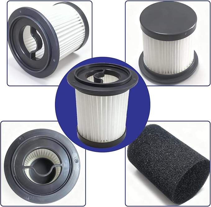 Hepa Filter Replacement Compatible with AIRDIYA P1 VG3,MHRMHR KP1108, and Bieiao Cordless Vacuum Cleaner