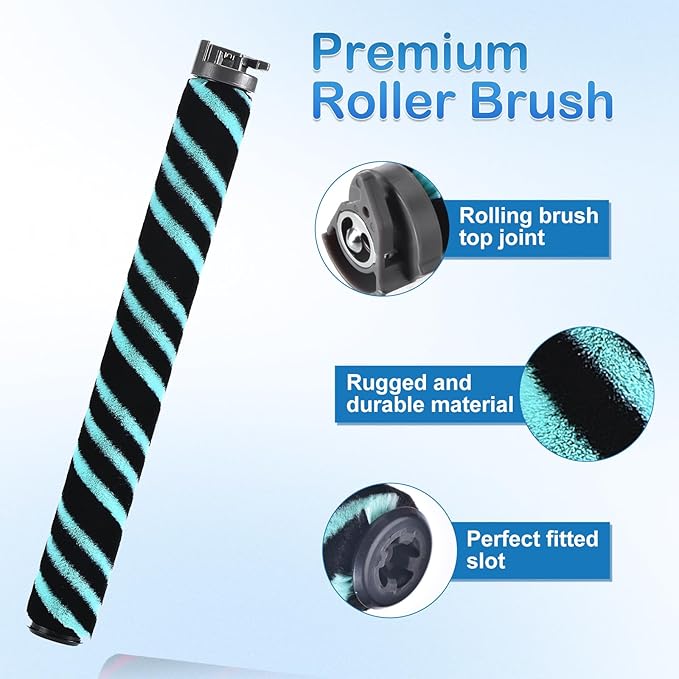 LA802 LA742 Brush Roller Filter Replacement Compatible with Shark Rotator Lift-Away Duo Clean PowerFins LA802 LA742 Upright Vacuum Cleaner Accessories Parts XHF320 XFFK320