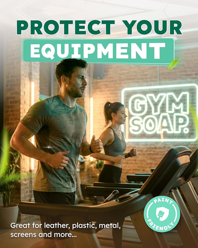 Yoga Mat Cleaner Wipes, Plant Based - 500 Gym Equipment Wipes to Clean Exercise Equipment, Treadmill, Peloton Bikes - Gym Supplies, Yoga Supplier, Cleaning Wipes for Home & Gym - Spa Fresh Scent
