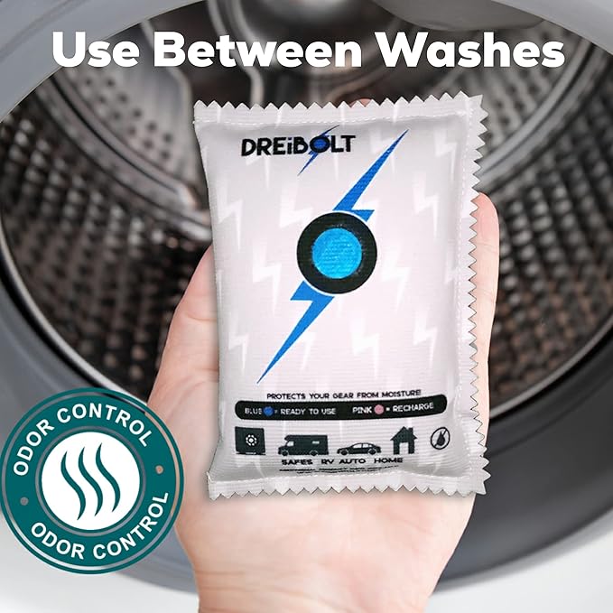 Renewable Dehumidifier - 2 Pack - Moisture Absorber for Gun Safe & More - Silica Gel Desiccant