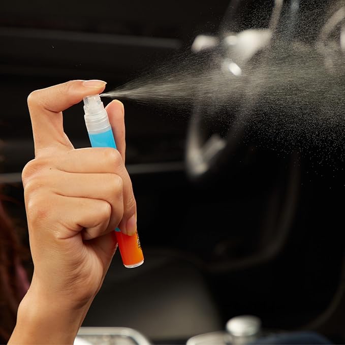 Armor All Fresh FX Smoke X Car Odor Eliminator Spray Pump, On-The-Go Car Air Freshener Spray, Midnight Air Scent, 0.15 Oz