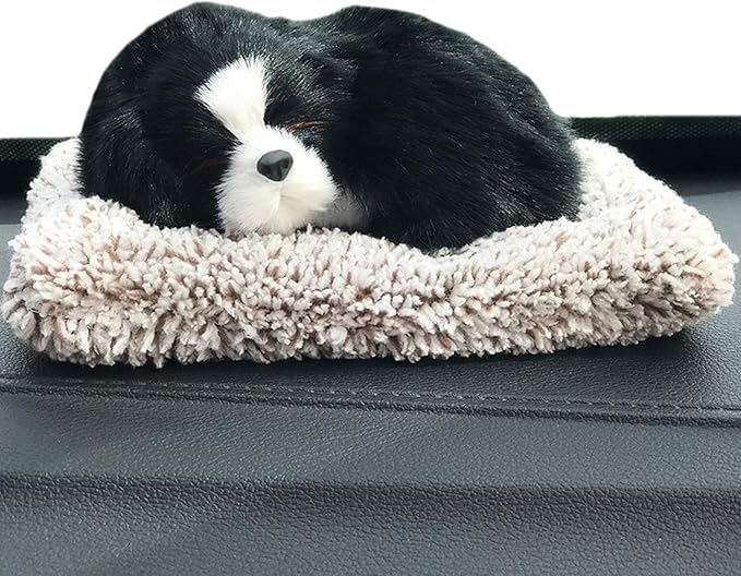 Ergocar Air Purifying Bags Air Freshener Cute Animals Bamboo Charcoal Odor Eliminator Car Decoration Car Air Dehumidifier for Eliminating Odors (Black Dog)