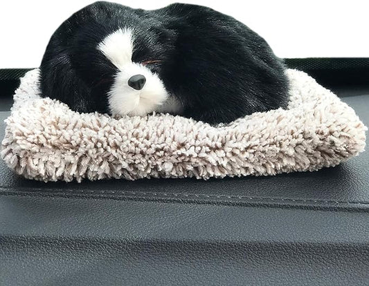 Ergocar Air Purifying Bags Air Freshener Cute Animals Bamboo Charcoal Odor Eliminator Car Decoration Car Air Dehumidifier for Eliminating Odors (Black Dog)