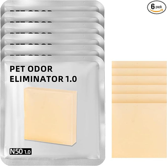 N50-1.0 Odor Eliminator Refills Compatible with PET-KIT PuraMax/PuraMax 2 / Purobot Max Pro Cat Litter Deodorizer for Automatic Self-Cleaning Litter Box, Up to 30 Days Each, 6 Pack