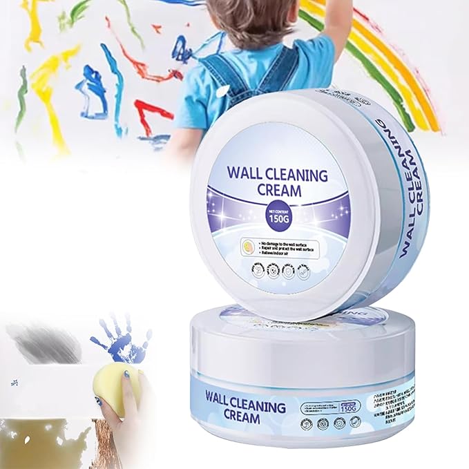 Multi-Purpose Wall Cleaning & Conditioning Cream, Hard Surface Cleaning Paste, Powerful Wall Cleaning Cream, Pen Ink Stain Remover from Wall, All-Purpose Cleaner, Multipurpose Cleaning Cream (1)
