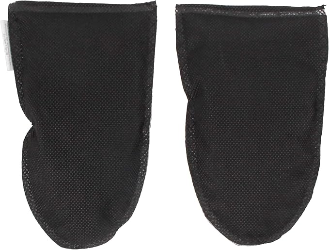 BambooMN Activated Bamboo Charcoal Odor Absorber Moisture Eliminating Shoe Inserts, 100g Per Pair, Black 10 Pairs