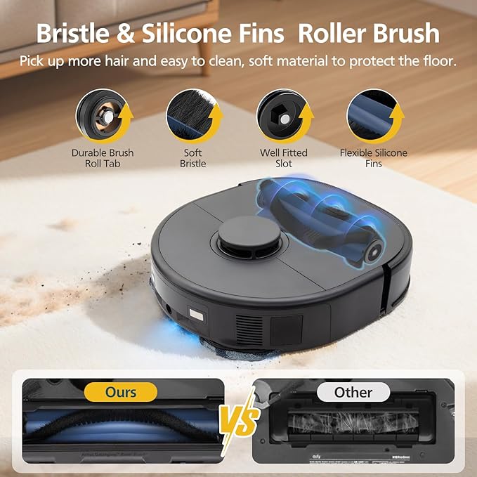 X10 Pro Omni Accessories for Eufy X10 Pro Omni Robot Vacuum Accessories Kit, 1 Main Brush+ 2 Hepa Filters+ 4 Mop Pads+ 3 Vacuum Bags+ 4 Side Brushs for Eufy X10 Pro Omni Accessories
