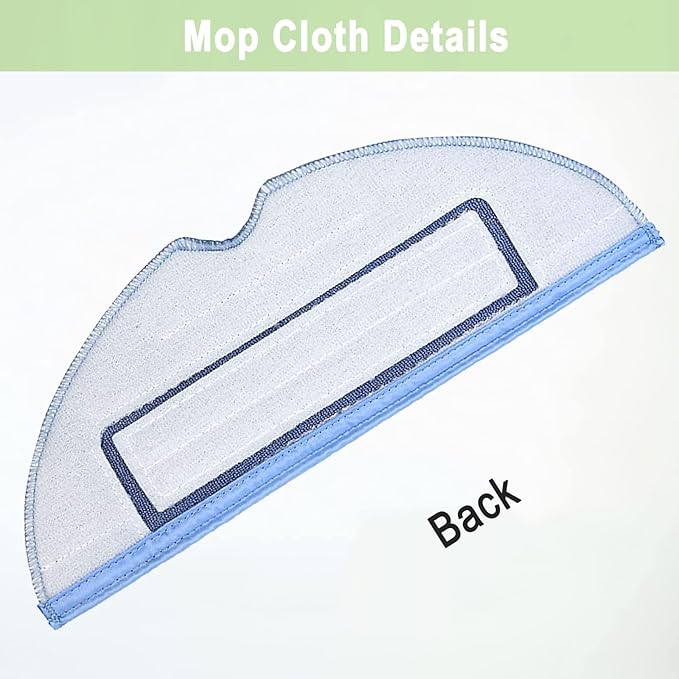 S7 Vacuum Mop Replacement Pads for Xiaomi Roborock S7 Roborock S7+ Roborock S7 MaxV Roborock S8/S8+ Roborock S7 MaxV Plus Roborock T7S T7 plus T7S plus Robot Vacuum,10 Pack Microfiber Mop Pads