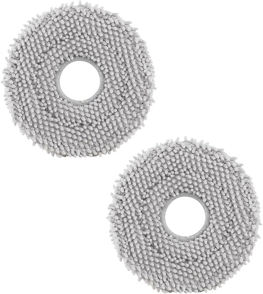 roborock 4 Pack Microfiber Mop Cloths for Q Revo, Qrevo MaxV, Qrevo S, Qrevo Pro, Qrevo Slim Qrevo S5V Robot Vacuum Cleaner, Mop Pad Replacement Accessories