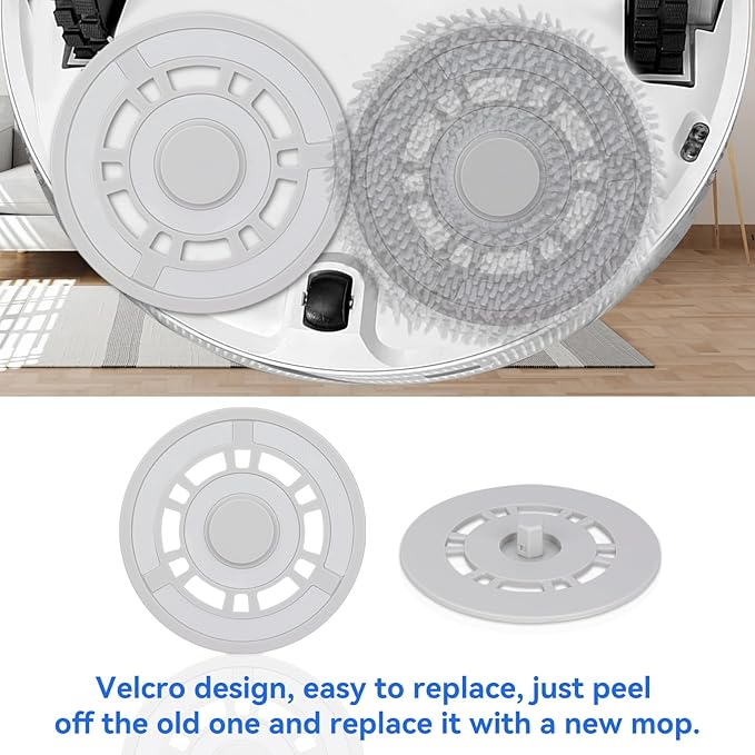 Mop Pad Plate Accessories for Dreame L10S Ultra / L10s Pro Gen 2/ L10 Ultra/ L10S Pro/ L10 Prime/ X20 Pro and Xiaomi X20+ Robot Vacuum Cleaner - Vacuum Pad Board Holder Replacement Part Attachment