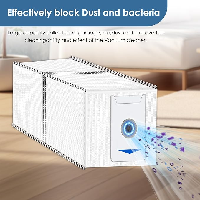 (11 Pack) M12 Pro+ Replacement Parts Compatible with ECOVACS DEEBOT T30 Omni/ T30 Pro Omni/Yeedi M12 Pro+ Robot Vacuum, 1 Roller Brush, 2 Side Brushes, 2 HEPA Filters, 2 Dust Bags, 4 Mop Pads