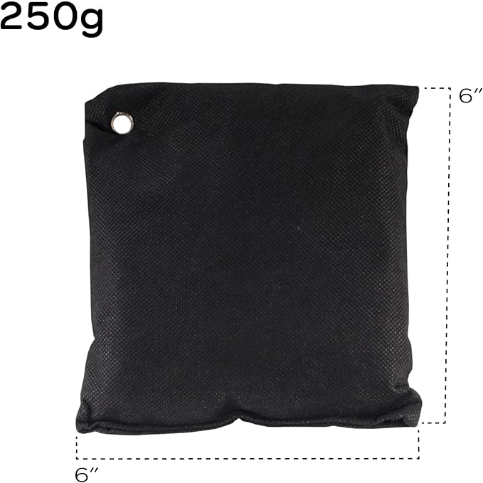 BambooMN Activated Bamboo Charcoal Air Purifier - 250g Black - 5 Bags