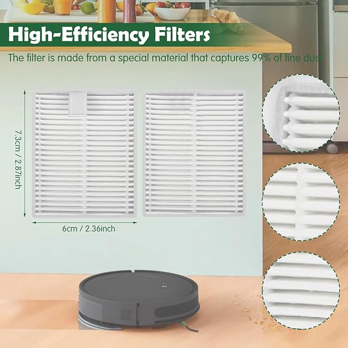 iRobot Roomba Replacement Parts – Roller Brush, HEPA Filters & Side Brushes Kit