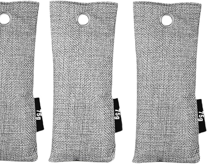 Air Purifying Bags Odor Remover Odor Eliminator Air for Bedroom Kitchen Closet, 4 Bags