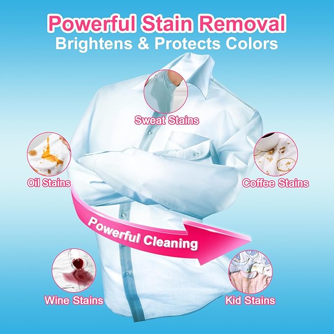 YUCO Laundry Detergent Sheets Berry Scent 160 Loads Eco Friendly Laundry Soap Washer Sheet Liquidless Laundry Detergent Sheet for Travel No Plastic Hypoallergenic Pack of 2