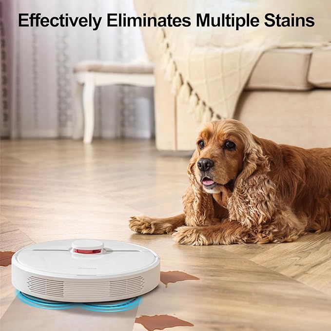 12 Pack Mop Cloth Pads for Dreame L40 Ultra/Mova P10 Pro Ultra/ L10s Ultra Gen 2/ X40 Ultra/X50 Ultra/ E30 Ultra/ P50 Pro Ultra Robot Vacuum, Wet Mopping Pad Reusable Floor Cleaning Accessories