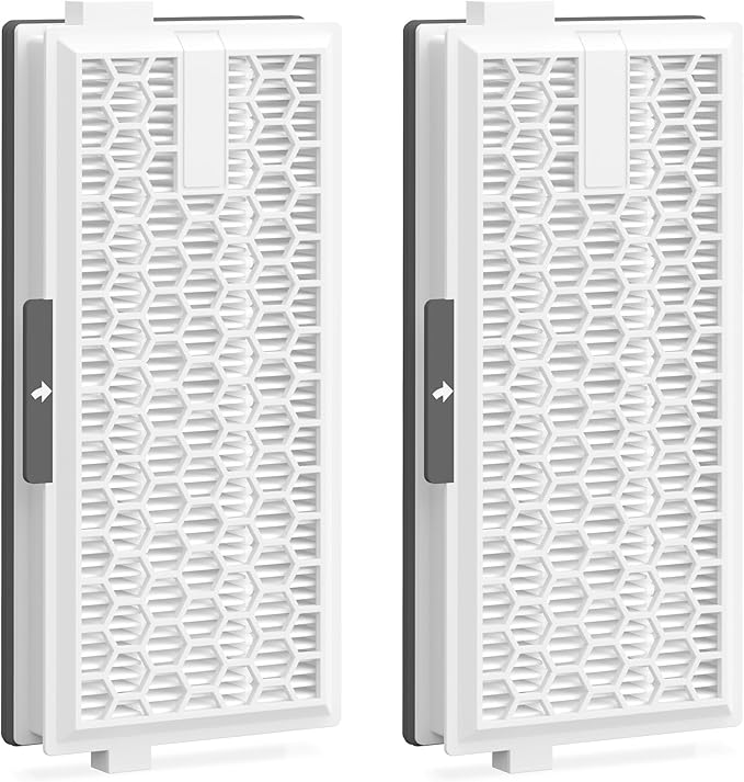 2 Packs HEPA Replacement Filters Compatible with Miele AirClean SF-HA 50 HEPA Filter for Vacuum Model # S4, S5, S6, S8, S8000, S8999, S6000, S6999, S5000, S5999, S4000, S4999, Complete C2 & C3
