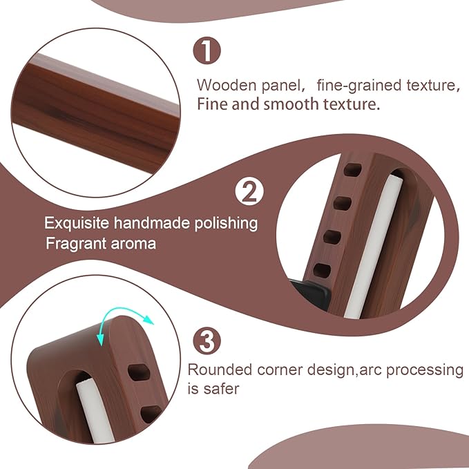 Natural Wood Car Air Freshener Perfume Vent Clip, Essential Oil Diffuser for Vehicles, DIY Scent Customization, Decorative Auto Accessories Gift Set for Cars, Office, Kitchen, Bathroom