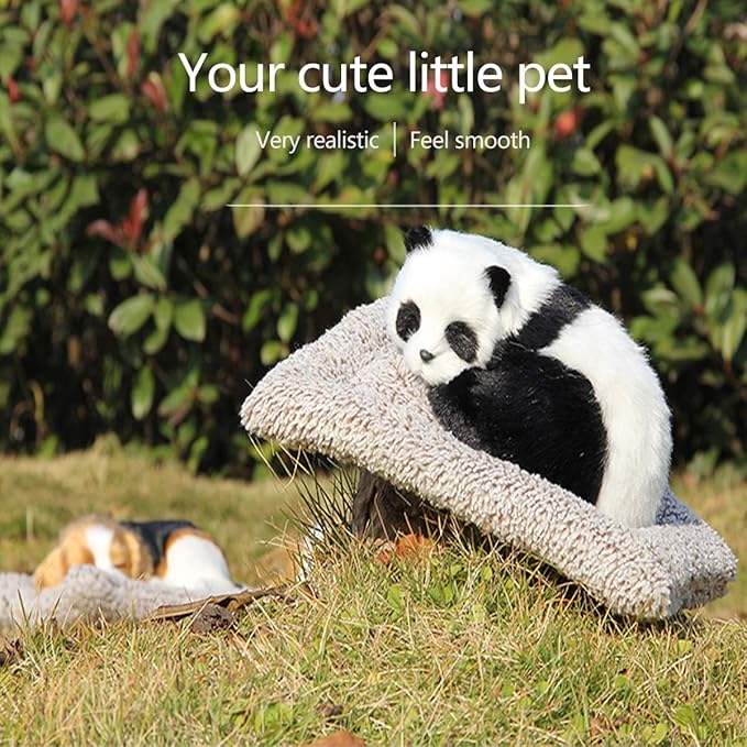 Ergocar Air Purifying Bags Cute Animals Bamboo Charcoal Odor Eliminator Car Decoration Car Air Dehumidifier for Eliminating Odors (Panda)