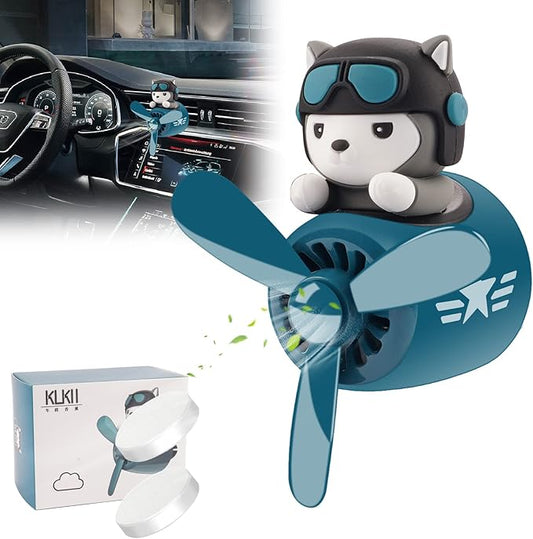 Car Air Fresheners Cartoon Pilot Automotive Air Outlet Propeller Cute Car Diffuser Creative Car Perfume Decoration for Car Vent Clips Car Vent Clip Air Freshener Accessories for Women Men
