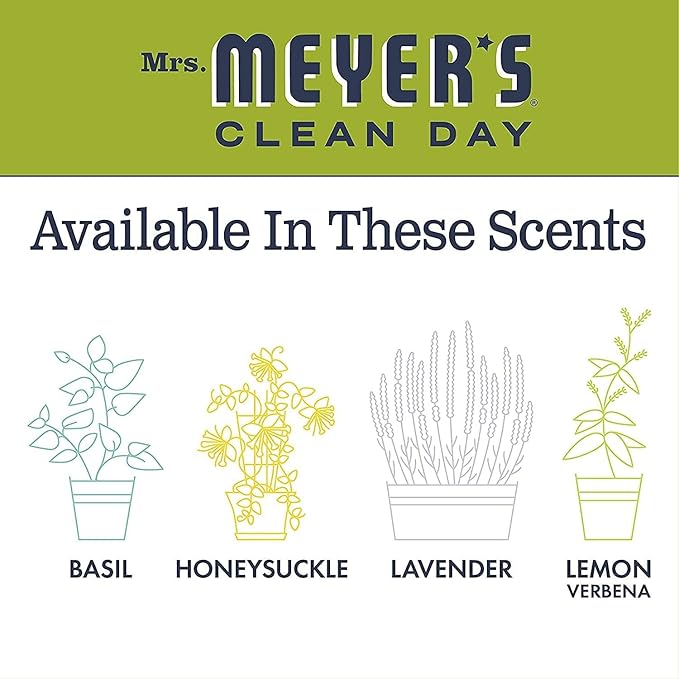 Mrs. MEYER'S CLEAN DAY Tub and Tile Cleaner, Lemon Verbena, 33 Fluid Ounce (Pack of 3)