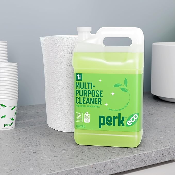 Sustainable Earth Ready‑to‑Use All‑Purpose Cleaner Refill, 1‑Gallon Bottles, 4/Carton — Multi‑Surface Cleaning Solution for Kitchens, Floors & Commercial Facilities