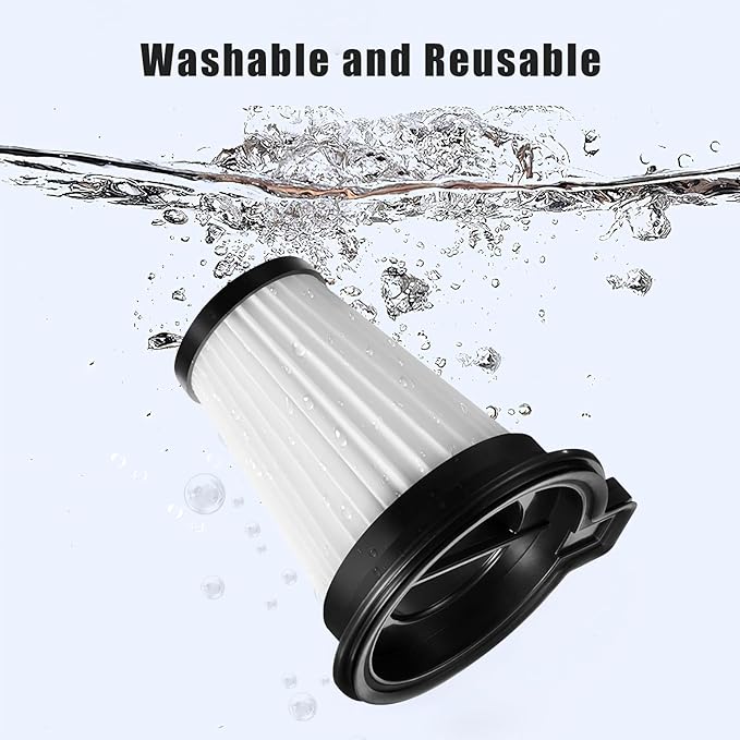 2Pcs HEPA Filters Replacement for Wyze Handheld Cordless Vacuum Cleaner Accessories Parts, with Cleaning Brush
