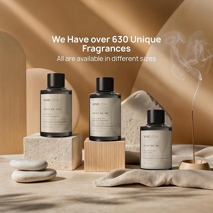 VINEVIDA [16oz] Black Cherry Merlot Fragrance Oil for Candle Making - Made in USA Scents for Soap Making - Natural Candle Fragrance Oil