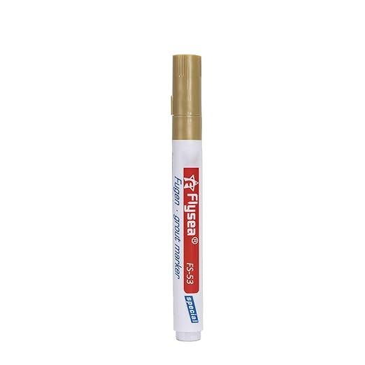 10 Piece Wall Grout Color Pen Refill - Tile Repair, Gap Grout Renew Marker for Tiles, Floor, Kitchen, Bathroom (Khaki)