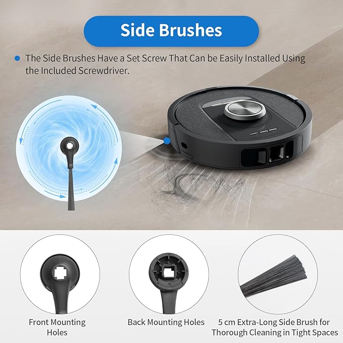 20Pcs Accessories Kit,Compatible with Shark AV2800ZE AV2810YE RV2820YE RV2820ZE Robot Vacuum,Main Brush, Filter Foam, Mop Pad,Side Brush Accessories Kit